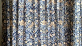 ウィリアム・モリスデザインのドレープカーテンを納品しました！！