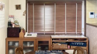 木製ブラインド取り付け