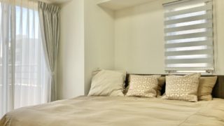 寝室のオーダーカーテン取り付け✨